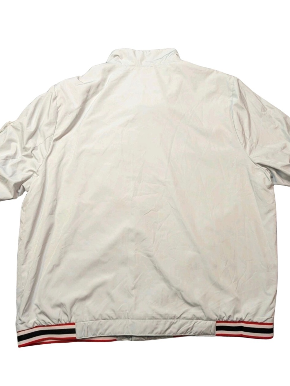 HUNTER Gaston Striped Rib Bomber Jacket Lightweight Back to School Medium NWT - Picture 7 of 11